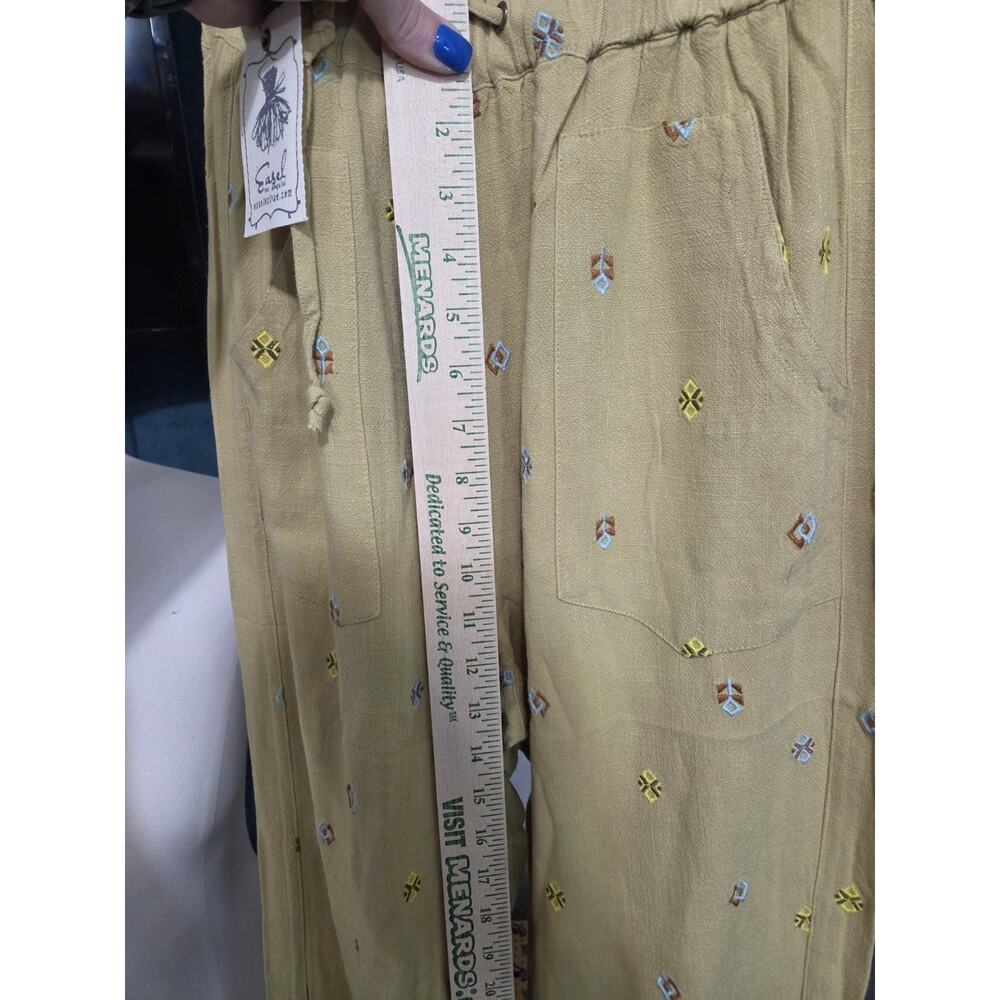 Easel Los Angeles Embroidered Drawstring Pants - Picture 11 of 13